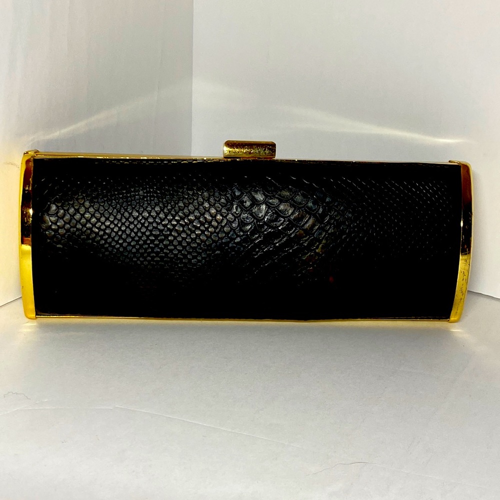 Gorgeous never used brown and gold clutch